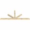 Ekena Millwork Saratoga Rough Sawn Timber Gable Bracket, Douglas Fir, 108"W x 45"H x 4"D x 4"F, 10/12 Pitch GBW108X45X0404SAR00RDF - alternate 5